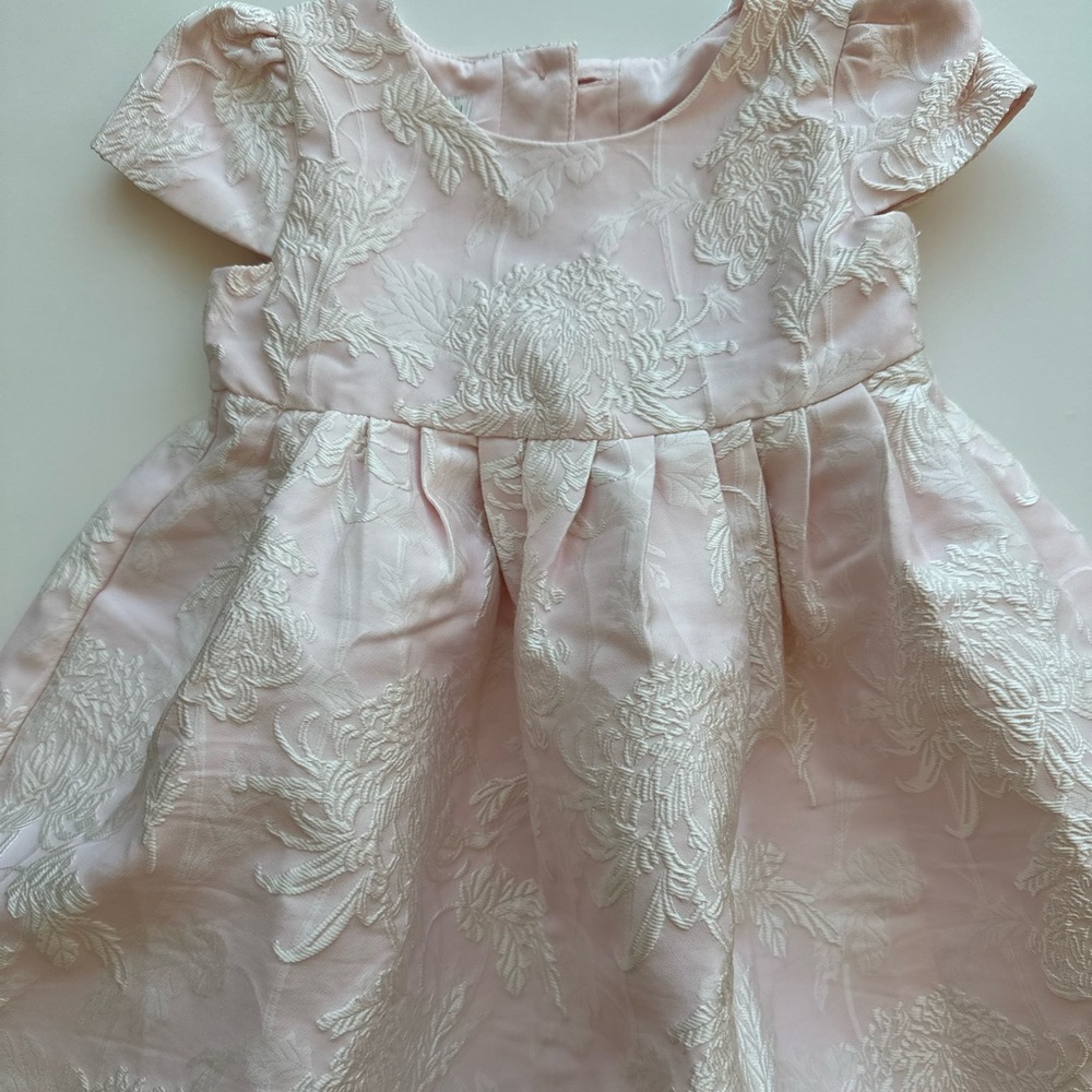 Monsoon Soft Pink Baby Dress